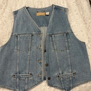 Liz Clairborne - Vintage Denim Vest XL